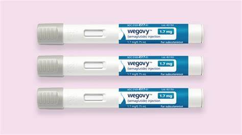Wegovy 1.7mg x 3 boxes (bundle)